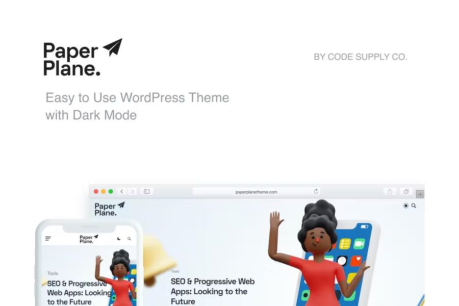 PAPER PLANE – MODERN WORDPRESS BLOG THEME